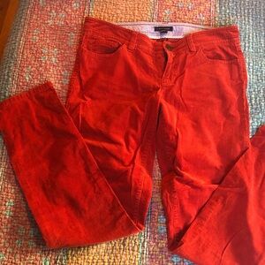 Women's Red corduroys, Tommy Hilfiger, size 4